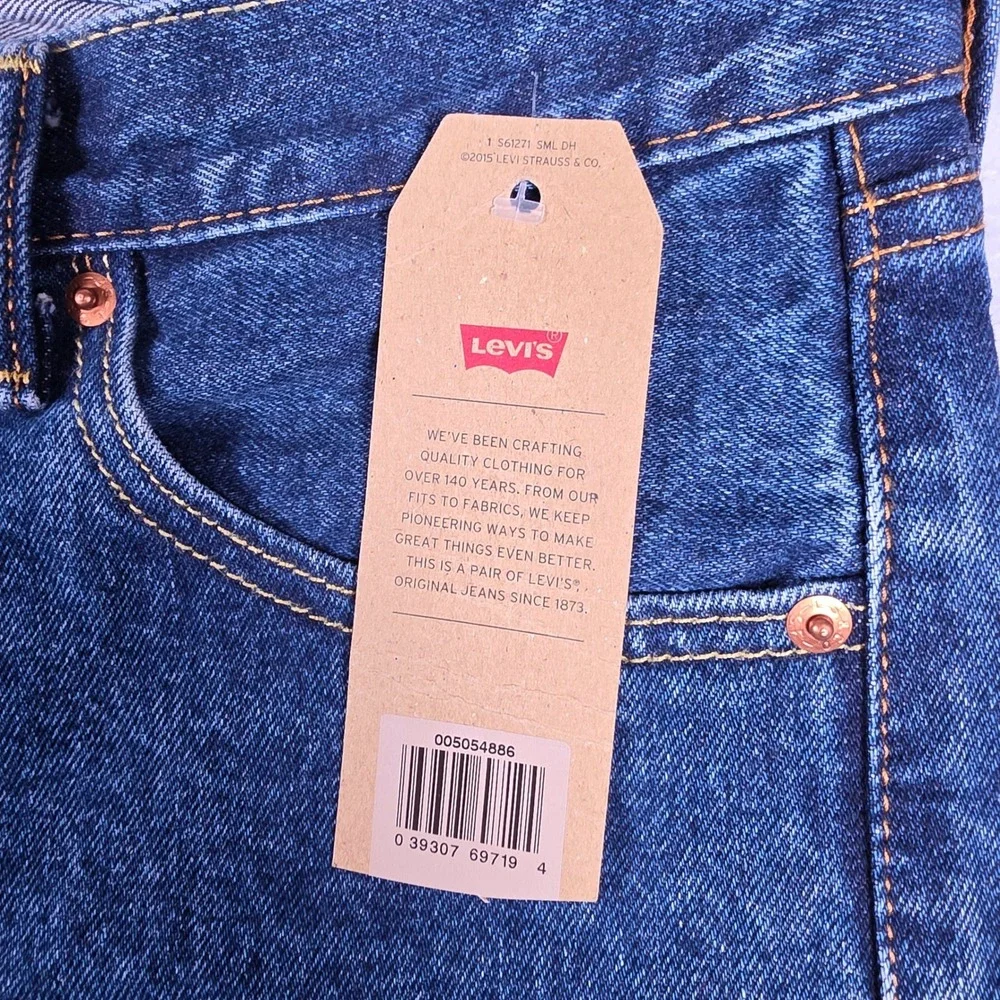 NEW Levi's 505 Regular Mens 29/30 Blue Denim Straight Leg Jeans 005054886 NWT